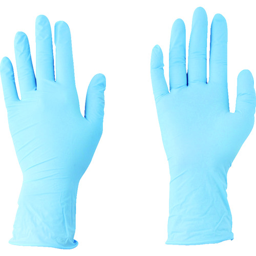 クレシア　プロテクガード　ブルーニトリルグローブ　Ｌ画像