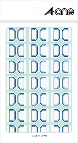 セルフインデックス　小　青　２１面　３１５片×５画像