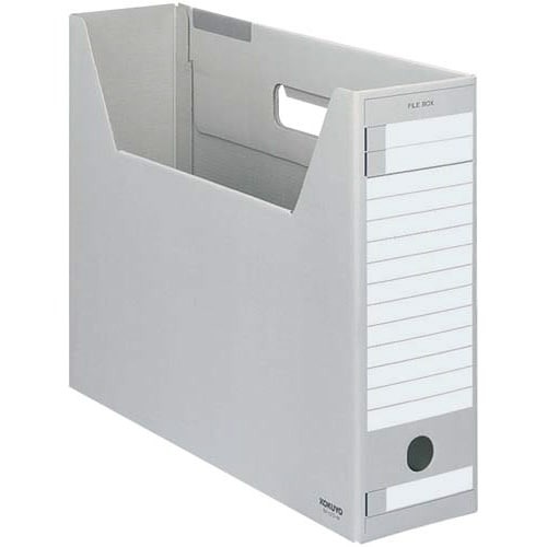 ファイルボックス　Ｄタイプ　Ｂ４横　灰　５個画像
