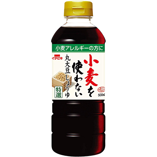 小麦を使わない丸大豆しょうゆ 500ml 1本