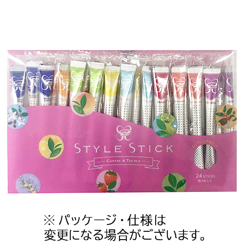 ｽﾀｲﾙｽﾃｨｯｸ ｺｰﾋｰ&ﾃｨｰﾐｯｸｽ 1ﾊﾟｯｸ(24本)