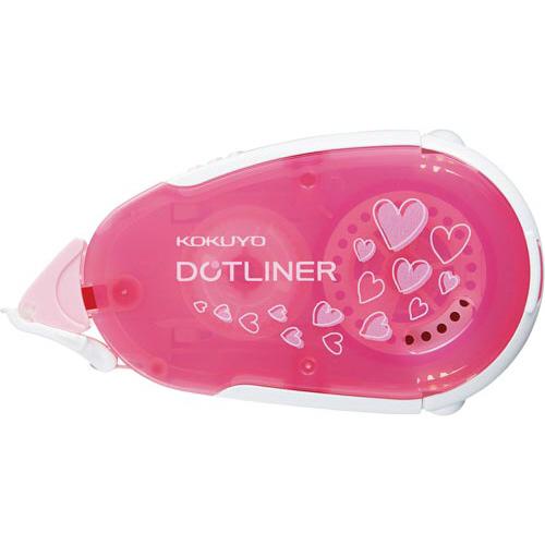 ドットライナー（本体）・ハート柄×５画像