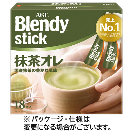 ﾌﾞﾚﾝﾃﾞｨ ｽﾃｨｯｸ 抹茶ｵﾚ 1箱(18本)画像