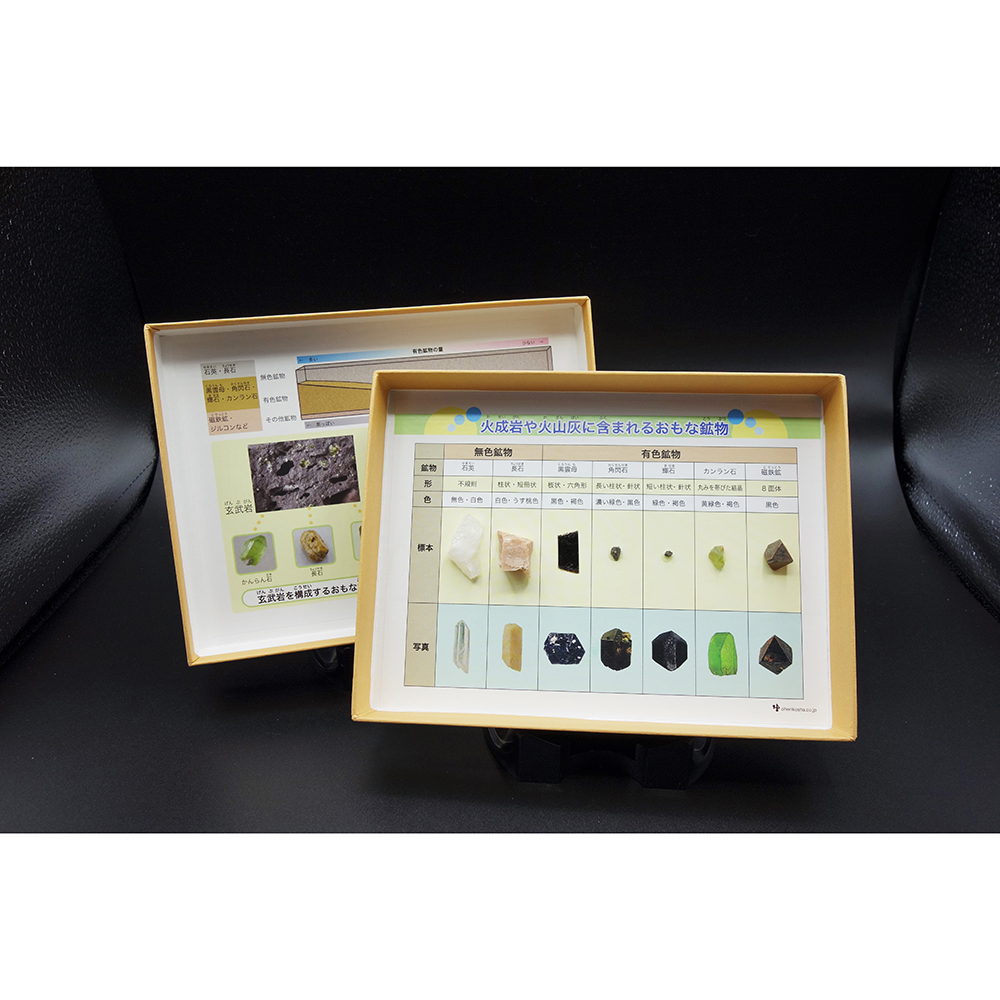 火成岩を作る鉱物画像