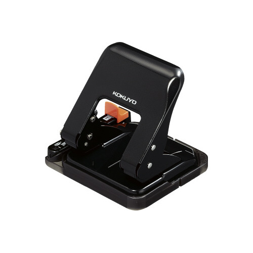 ２穴パンチ　ラクアケ　２５枚穿孔　ブラック画像