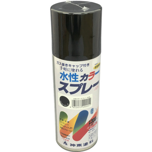水性ｶﾗｰｽﾌﾟﾚｰ ﾌﾞﾗｯｸ 300ml 1本画像