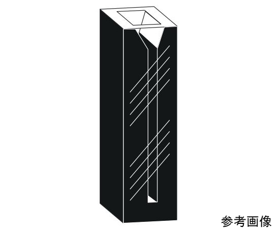 マイクロブラックセル（2面透明）　0.350mL　溶融石英画像