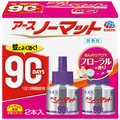 ﾉｰﾏｯﾄ 取替えﾎﾞﾄﾙ 90日用 微香性 1ﾊﾟｯｸ(2本)画像