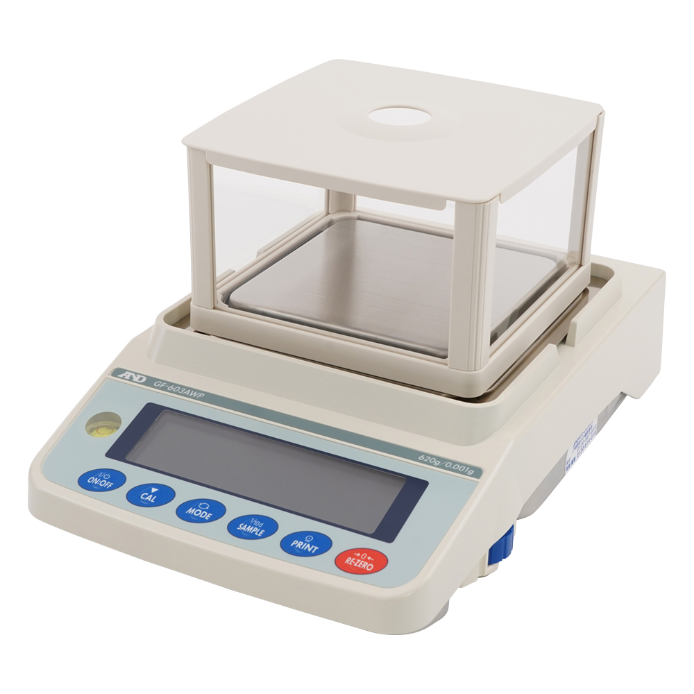 防塵・防水(IP65) ベーシック汎用天びん GF-AWPシリーズ ひょう量:620g 最小表示:0.001g画像