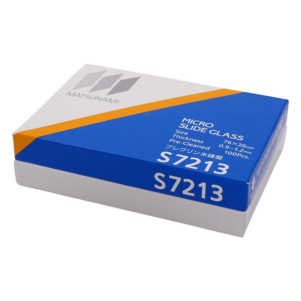 水スライドグラス プレクリン縁磨 100枚入画像