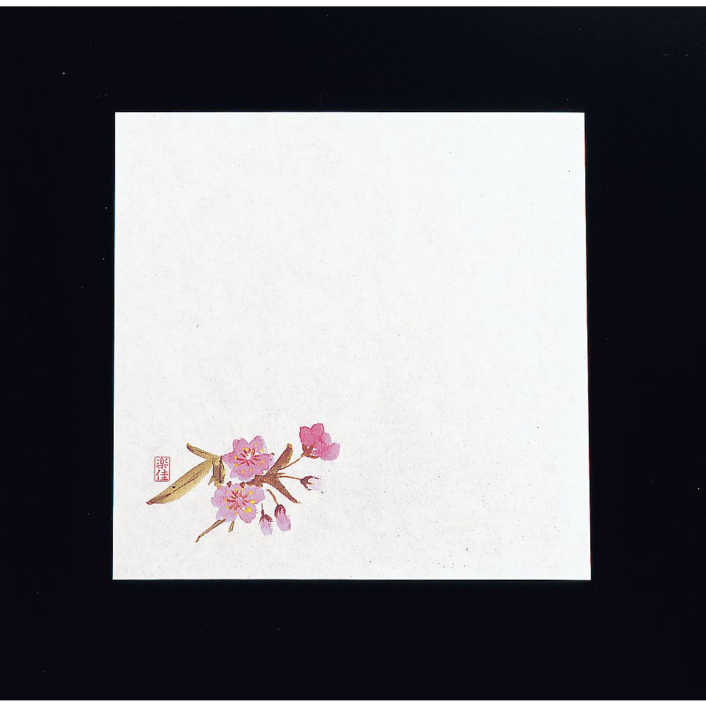 耐油懐敷18角(100枚入) 桜 M30-221画像
