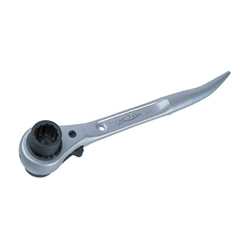 アルミ製両口ラチェットレンチ　17×19mm　1丁