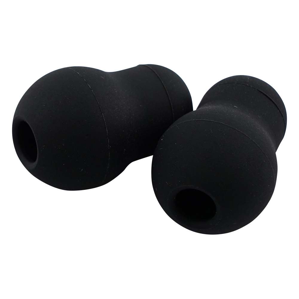 バイタルナビ聴診器 交換用ソフトイヤーピース ブラック 大画像