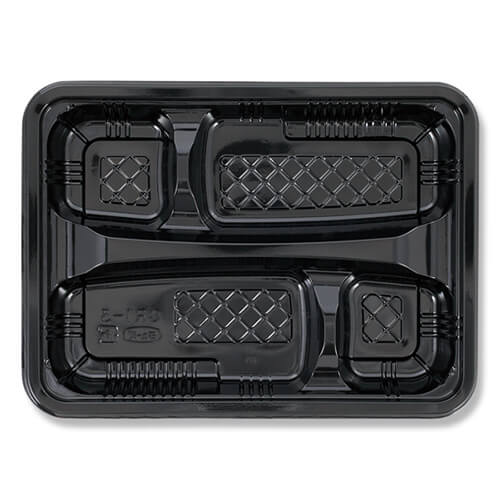 エフピコチューパ 弁当容器 CR-1-3 本体 黒 50枚画像