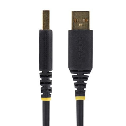 USB-RS232Cシリアル変換ケーブル　ストレート　3m　ブラック　1本 黒いシリアルケーブルが前面を向いており、3メートルの長さが強調されている状態