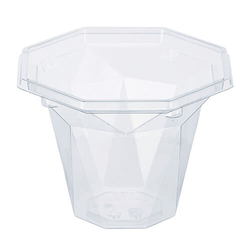 シーピー化成 製菓資材 フルーツ・スイーツ容器 COPNアクア八角 9(130ml) 本体 50枚画像