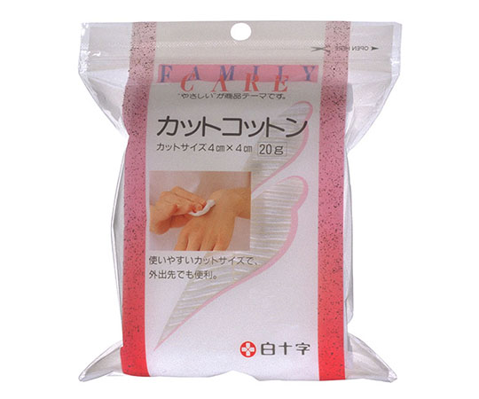 FC（ファミリーケア）　カットコットン　4cm×4cm　10袋