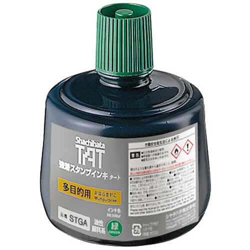 強着ｽﾀﾝﾌﾟｲﾝｷ ﾀｰﾄ(多目的用) 大瓶 330ml 緑 1個画像