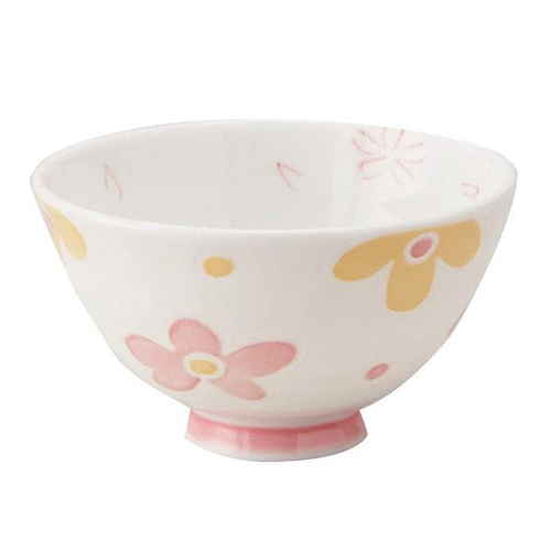 茶碗 花あそび 飯碗 軽量 子供用 磁器画像