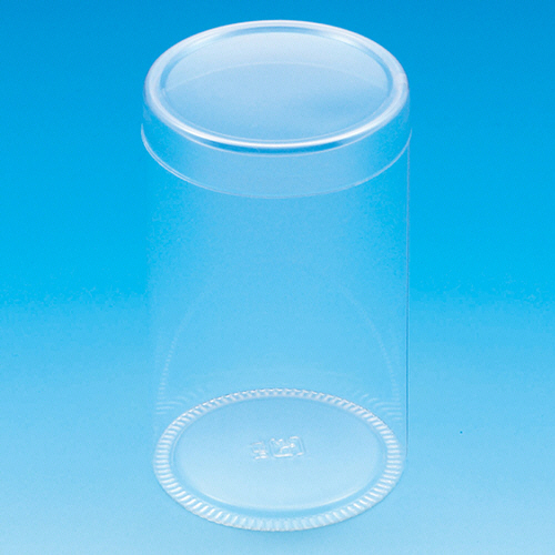 箱 ｸﾘｽﾀﾙﾎﾞｯｸｽ PET円筒ｹｰｽ 60×100 1ﾊﾟｯｸ(10個)画像