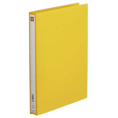 ﾘﾝｸﾞﾌｧｲﾙ ｴｺﾉﾐｰﾀｲﾌﾟ A4ﾀﾃ 2穴 140枚収容 背幅27mm 黄 1ｾｯﾄ(10冊)画像
