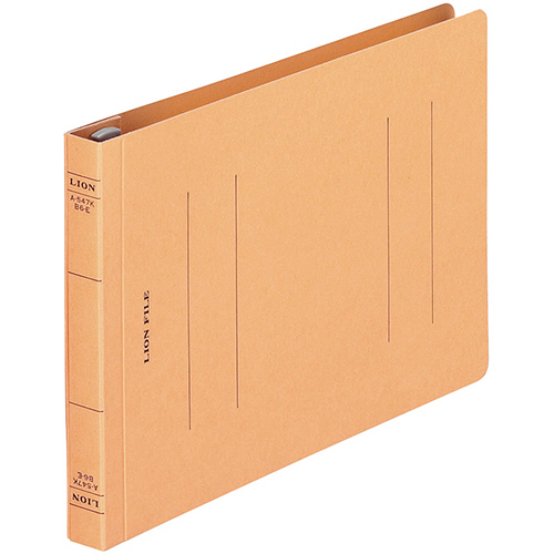 ﾌﾗｯﾄﾌｧｲﾙ(環境) 樹脂押え具 B6ﾖｺ 150枚収容 背幅18mm 黄 1冊画像