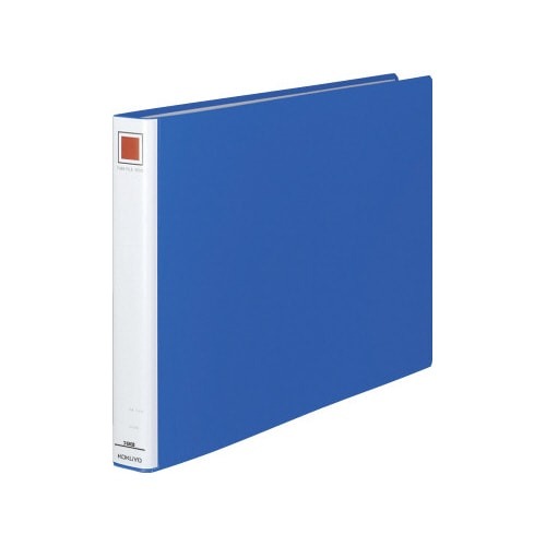 チューブファイル＜エコ＞青Ａ３横背幅４５ｍｍ画像
