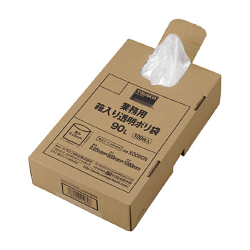 業務用箱入透明ﾎﾟﾘ袋 90L 1箱(100枚)画像