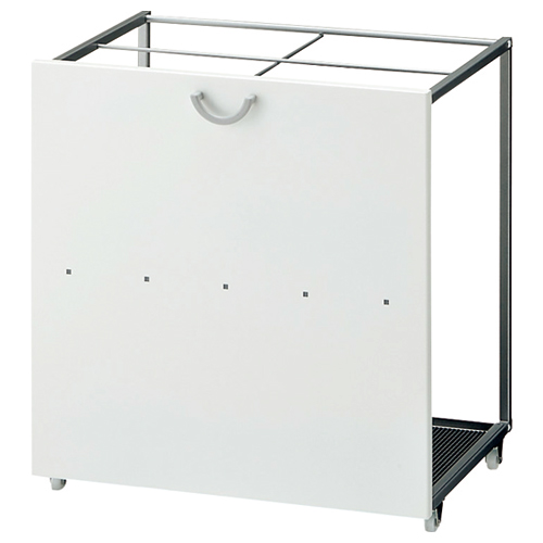 LASｼﾘｰｽﾞ 傘立て 48本用 W500×D345×H528mm ｼﾙﾊﾞｰ&ﾎﾜｲﾄ 1台画像