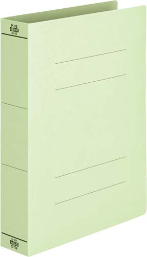 フラットファイル厚とじ５００　Ａ４Ｓ　グリーン１冊画像