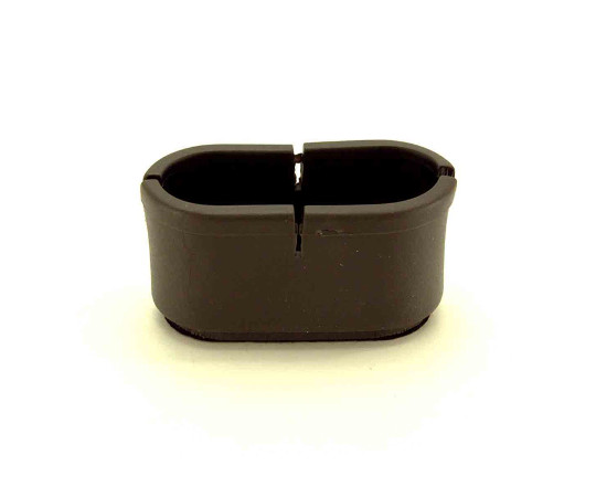 ワイドフェルトキャップ　長丸脚用　22-28mm×55-60mm　濃茶　4個入画像