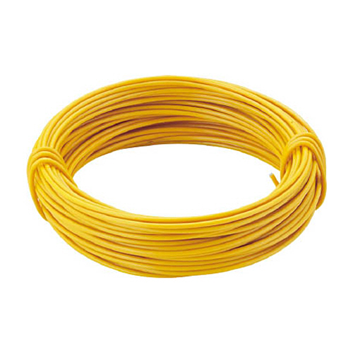 ｶﾗｰ針金小巻ﾀｲﾌﾟ 太さ0.9mm×15m 黄 1巻