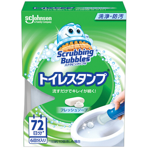 ｽｸﾗﾋﾞﾝｸﾞﾊﾞﾌﾞﾙ ﾄｲﾚｽﾀﾝﾌﾟ ﾌﾚｯｼｭｿｰﾌﾟ 本体 1個画像