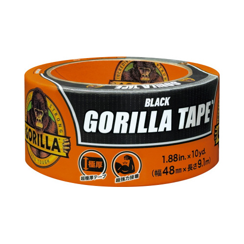 強力補修テープ　ゴリラテープ　ブラック