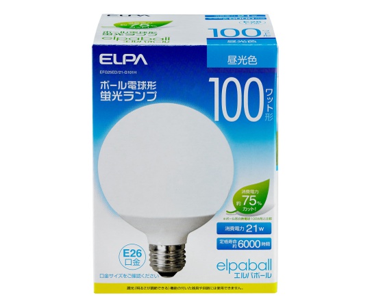 電球形蛍光灯G形 100W形画像