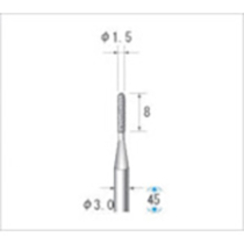 電着ダイヤモンドバー　刃径1.5mm　1本画像