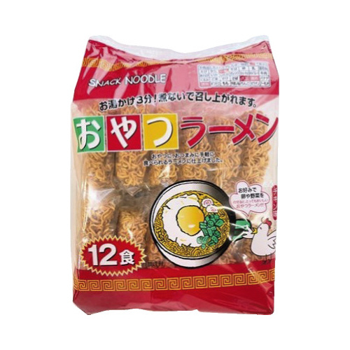 おやつラーメン（チキン味）　１２食×３