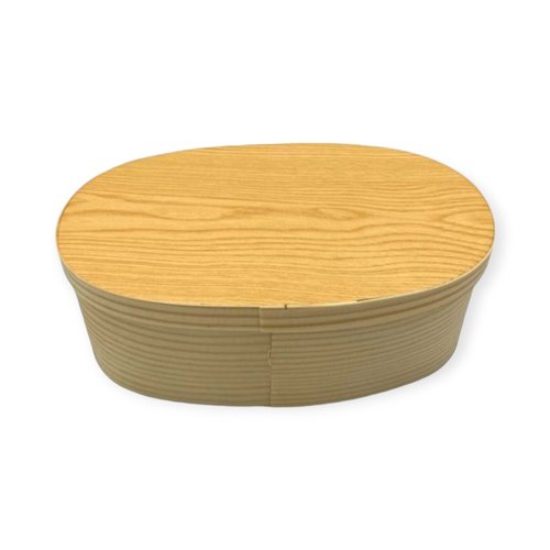 わっぱ 小判2号(5.5)レンジ用 国産赤松 山田曲物 [ケース販売]