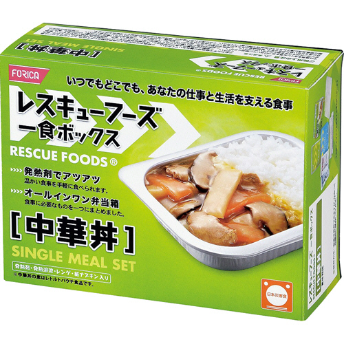 ﾚｽｷｭｰﾌｰｽﾞ 一食ﾎﾞｯｸｽ 中華丼 3年保存 1ｾｯﾄ(12食)画像