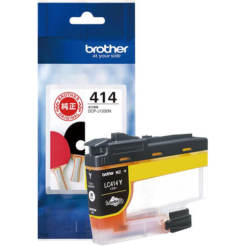 純正インク　ＬＣ４１４Ｙ　イエロー画像