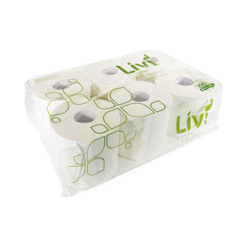 リビィトイレットペーパー１７０ｍシングル６Ｒ×８画像