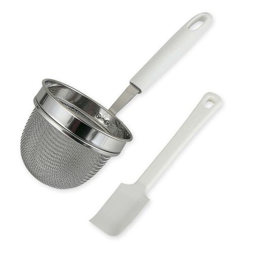味噌こし　シリコンヘラ付き　みそこしセット画像