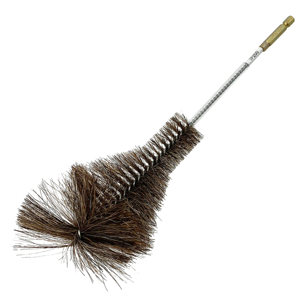 実験容器用洗浄ブラシ（三角フラスコ用）　250×150×φ90mm画像