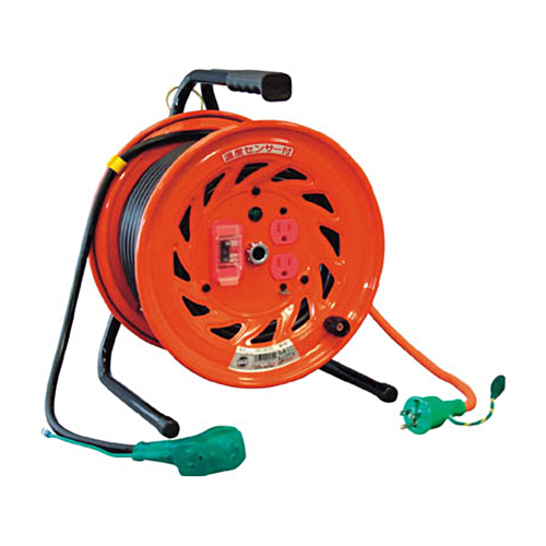 延長ｺｰﾄﾞ型ﾄﾞﾗﾑ びっくﾘｰﾙ(単相100V) 30m ｱｰｽ･ﾌﾞﾚｰｶｰ･ほたるｺﾝｾﾝﾄ付 1台画像