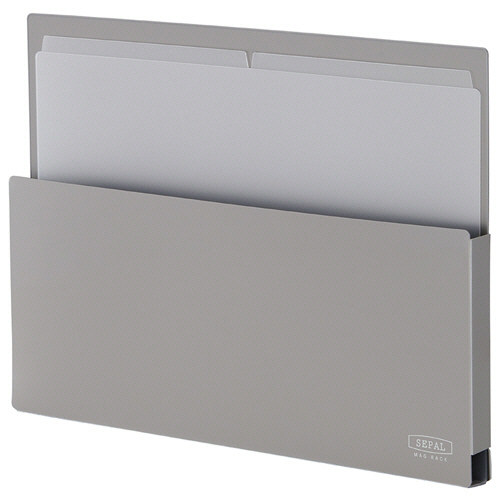 ｾﾊﾟﾙ ﾏｸﾞﾗｯｸ A4ﾖｺ型 仕切りｼｰﾄ2枚付 ﾗｲﾄｸﾞﾚｰ 1個画像