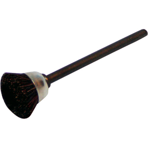 ﾜｲﾗｰﾐﾆﾁｭｱｶｯﾌﾟﾌﾞﾗｼ 黒馬毛 1袋(5本)画像