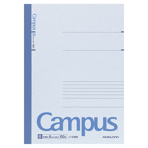 ｷｬﾝﾊﾟｽﾉｰﾄ(中横罫) ｾﾐB5 B罫 100枚 1ｾｯﾄ(5冊)画像