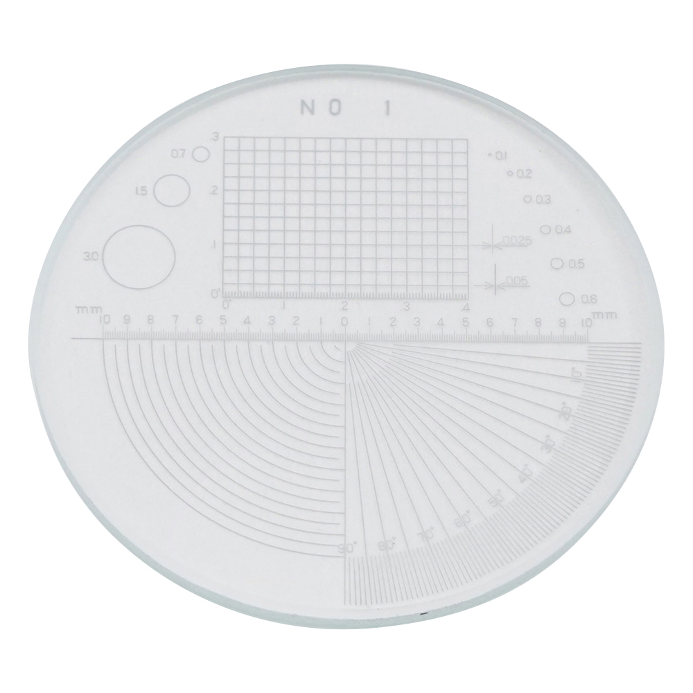 スケール・ルーペ目盛板画像