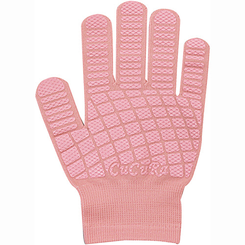 CuCuRa(ｷｭｷｭﾗ) すべり止め付軍手 ﾗｲﾄﾋﾟﾝｸ 1双画像