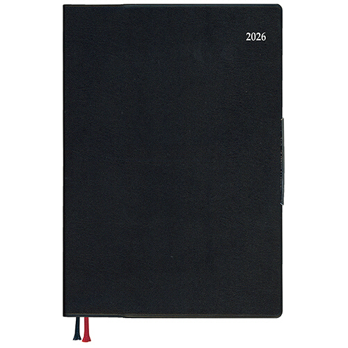 2026年版 Appoint ﾀﾞｲｱﾘｰ 片面1週間+横罫 A5 ﾌﾞﾗｯｸ 1冊画像